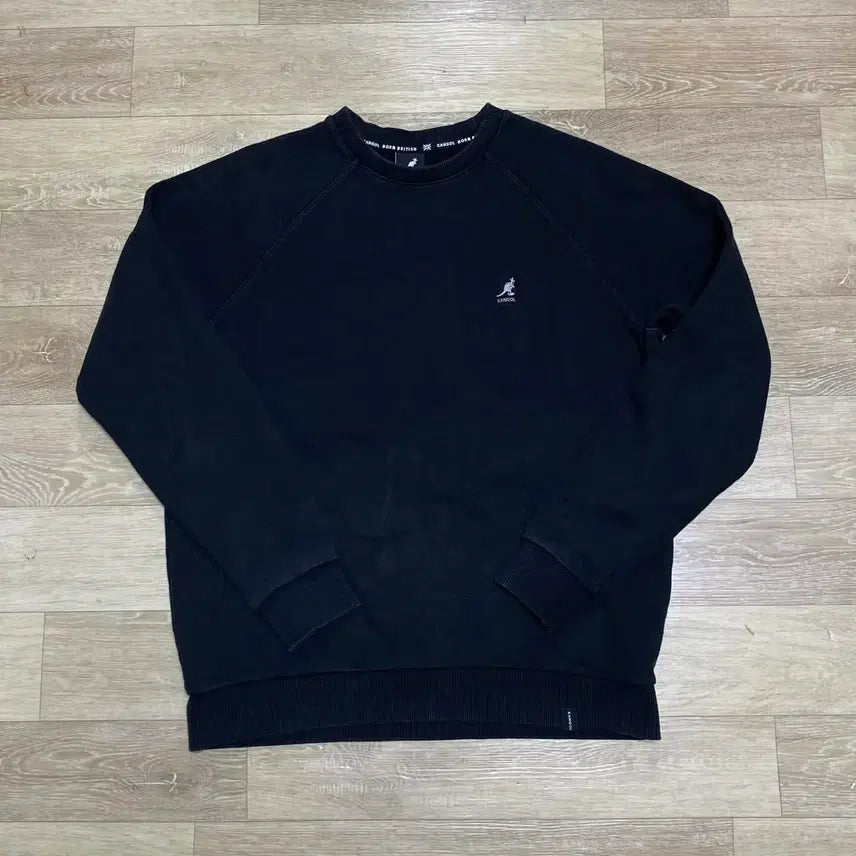 [BUNJANG] Kangol Black Sweatshirt / 캉골 블랙 맨투맨 교신