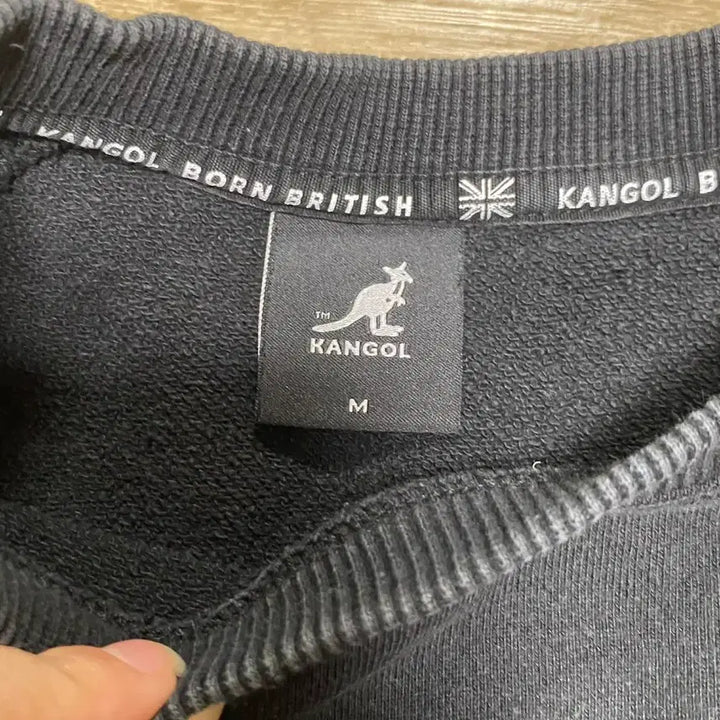 [BUNJANG] Kangol Black Sweatshirt / 캉골 블랙 맨투맨 교신