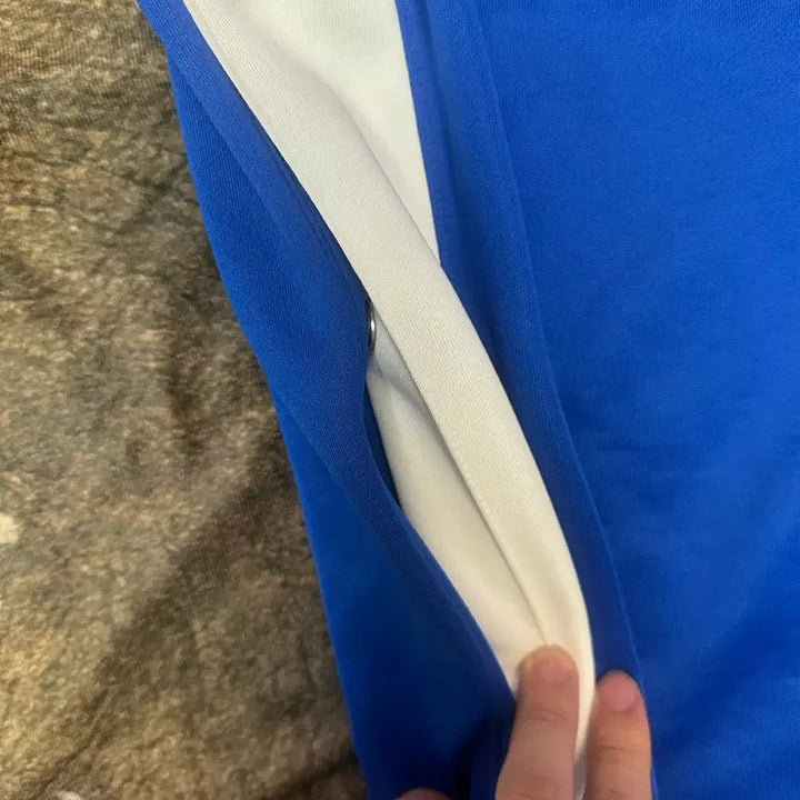 [BUNJANG] Nike Vintage Dri-FIT Side Button Blue Wide Track Pants XL / 나이키 빈티지 드라이핏 사이드버튼 블루와이드트랙팬츠 XL 아디다스 츄리닝