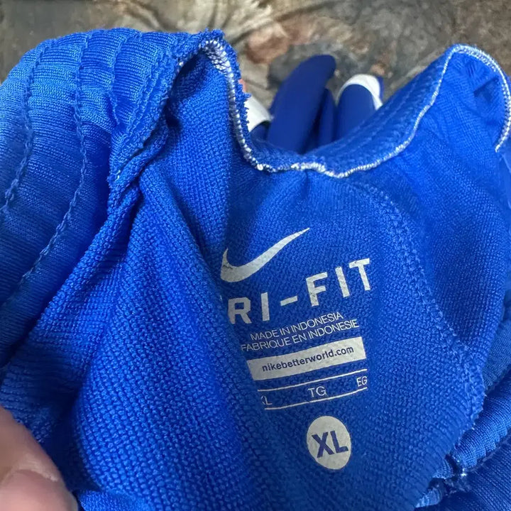 [BUNJANG] Nike Vintage Dri-FIT Side Button Blue Wide Track Pants XL / 나이키 빈티지 드라이핏 사이드버튼 블루와이드트랙팬츠 XL 아디다스 츄리닝