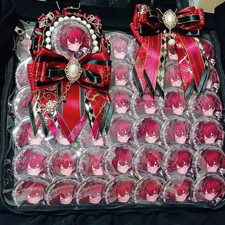 [BUNJANG] Hololive Houshou Marine Ita Bag Bundle / 홀로라이브 호쇼마린 이타백 캔뱃지 48개 판매
