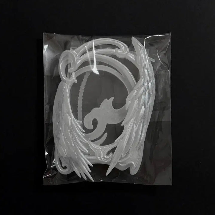 [SOLD OUT] 미개봉)ran ran님 란 란님 반투명 화이트 엔젤 날개 포카홀더