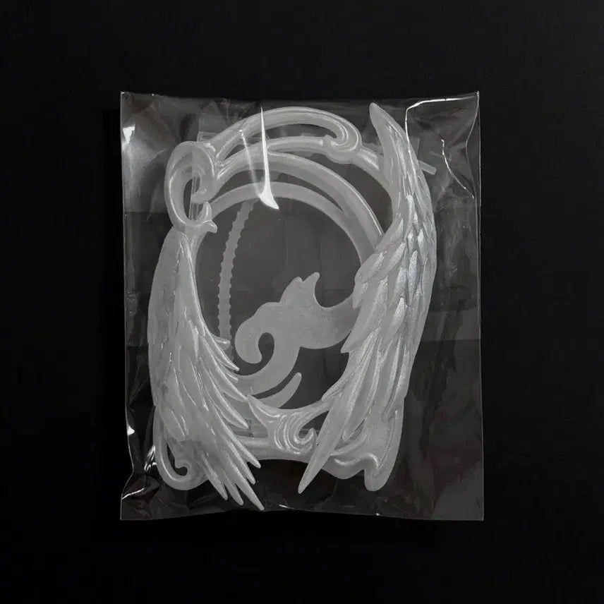 [SOLD OUT] 미개봉)ran ran님 란 란님 반투명 화이트 엔젤 날개 포카홀더