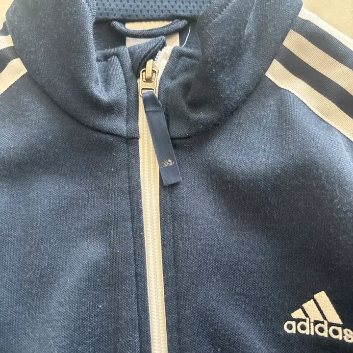 [BUNJANG] Adidas Navy Three Stripes Track Jacket Bundle Set / 아디다스 네이비 삼선 트랙저지.두개일괄90.100