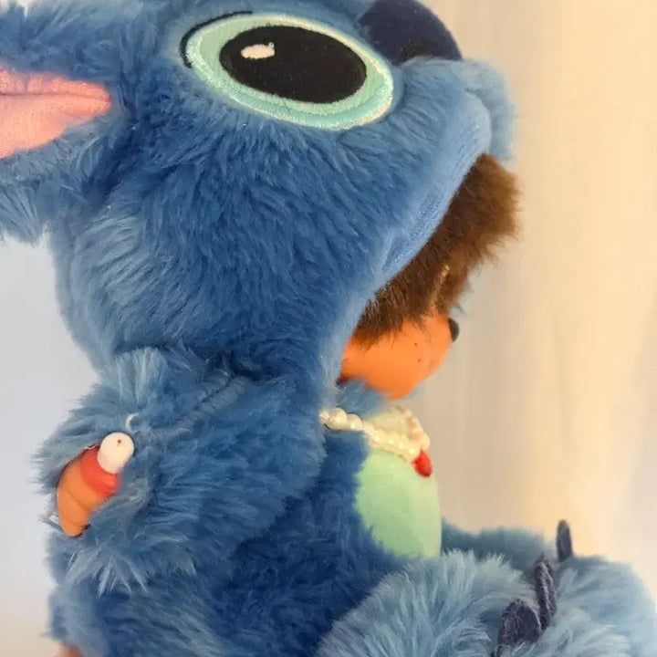 [BUNJANG] Monchhichi Stitch Costume Doll / 몬치치 인형 스티치 옷