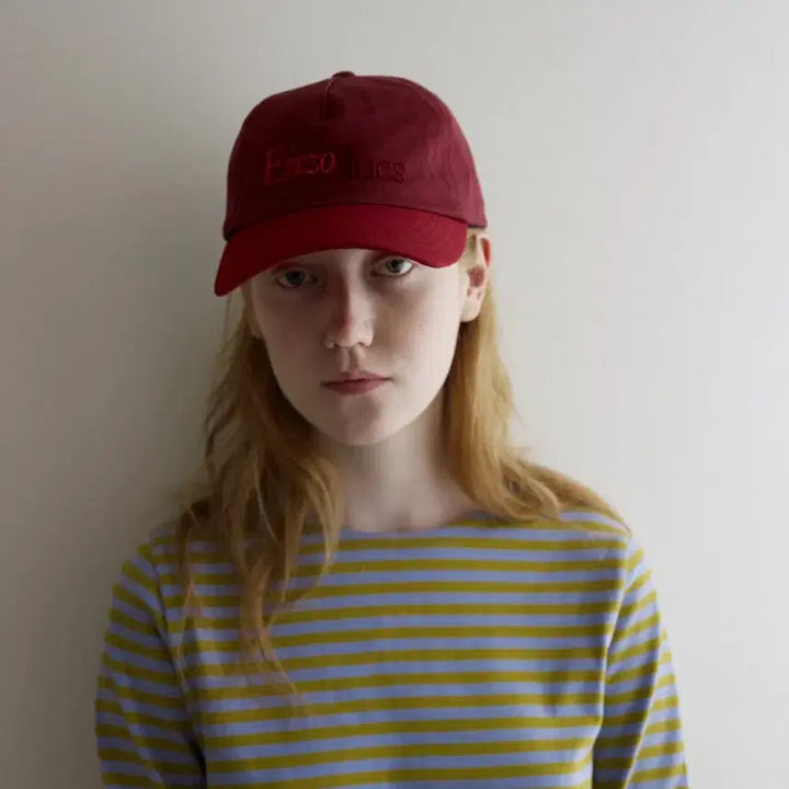 [BUNJANG] Enzo Blues Washed Color Ball Cap Hat - Red/Burgundy / (새상품) 엔조블루스 워싱 컬러 볼캡 모자 레드 버건디