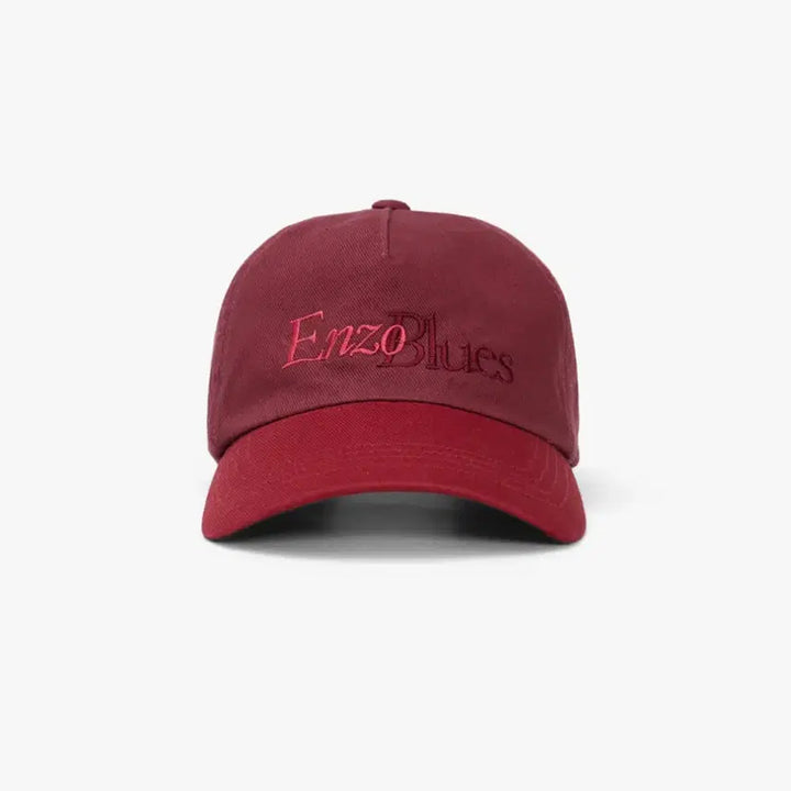 [BUNJANG] Enzo Blues Washed Color Ball Cap Hat - Red/Burgundy / (새상품) 엔조블루스 워싱 컬러 볼캡 모자 레드 버건디