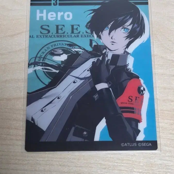 [BUNJANG] Persona 3 Makoto Yuki Clear Card / 페르소나3 주인공 유키 마코토 클리어 카드