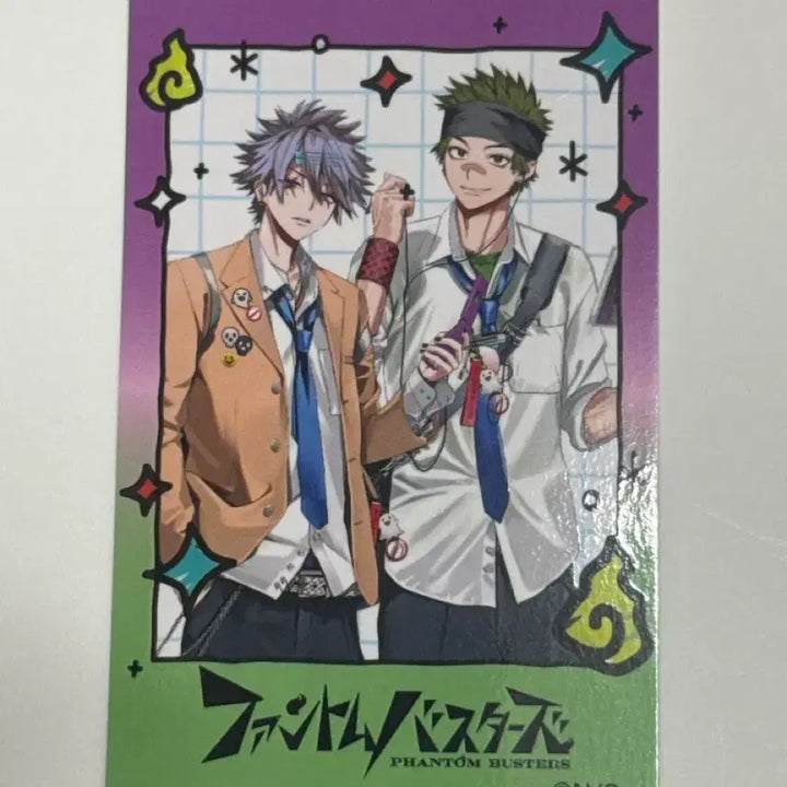 [BUNJANG] Phantom Busters Kaoru &amp; Tamon Photocard / 팬텀 버스터즈 카오루 타몬 포카