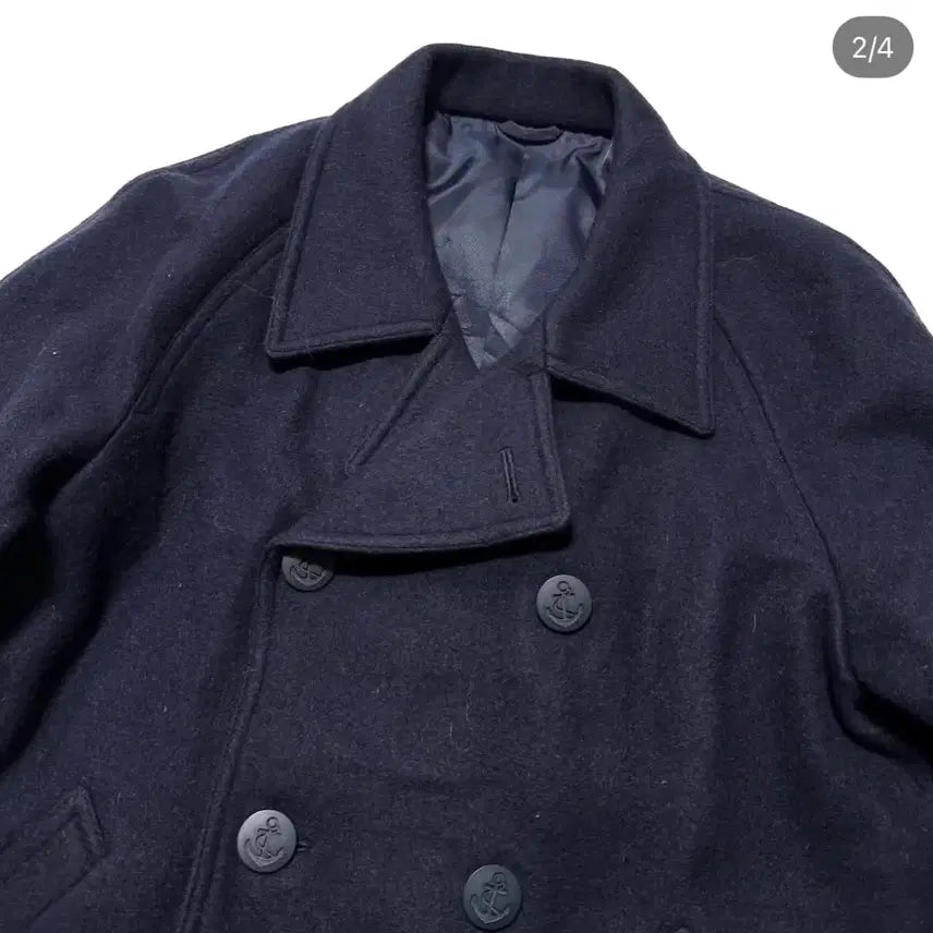 [BUNJANG] Robert Bruno Pea Coat / Robert Bruno - 일본제 피 코트
