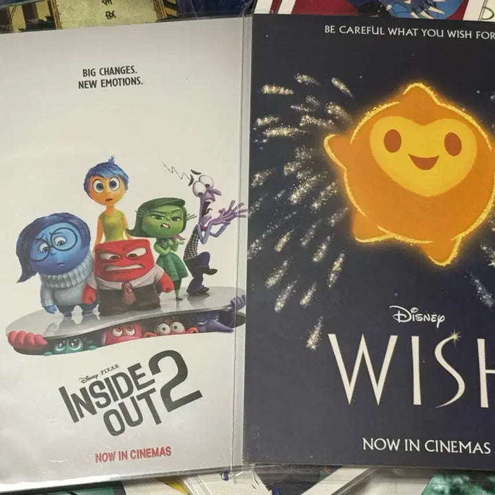 [BUNJANG] Inside Out 2 Wish Movie Postcard Bundle Set / 메가박스 특전 인사이드 아웃2 위시 영화 엽서 특전 일괄