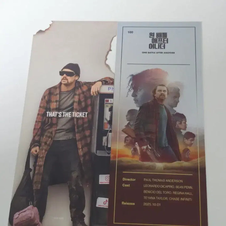 [BUNJANG] CGV TTT Won Battle After Another Movie Ticket / cgv ttt 원배틀애프터어나더