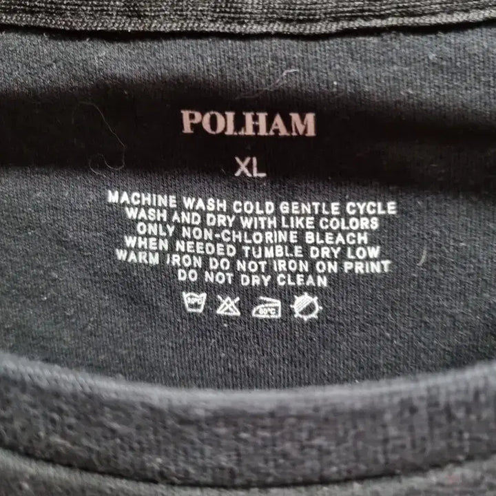 [BUNJANG] POLHAM Black Long Sleeve T-shirt XL / POLHAM 검정 긴팔 티셔츠 XL(105)
