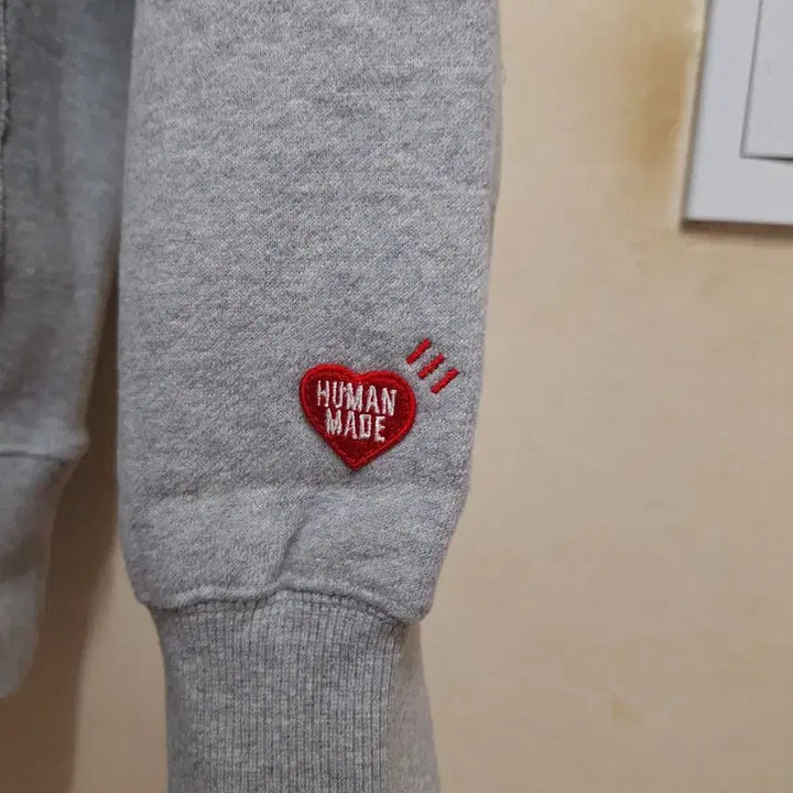 [BUNJANG] Human Made Duck Logo Hoodie Gray / 휴먼메이드 오리 로고 후드티 그레이 상태 최상