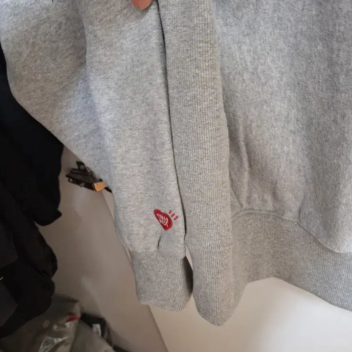 [BUNJANG] Human Made Duck Logo Hoodie Gray / 휴먼메이드 오리 로고 후드티 그레이 상태 최상