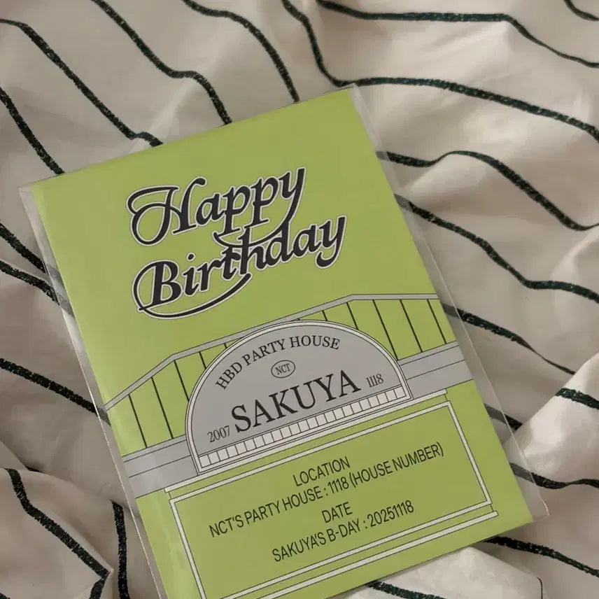 [BUNJANG] NCT WISH Sakuya Birthday Photocard (Unsealed) / 사쿠야 생일 포카(가격내림)