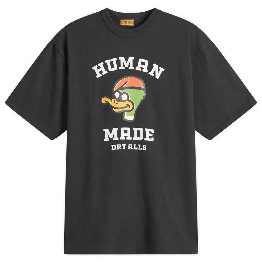 [SOLD OUT] 휴먼메이드 오리 프린팅 블랙 티셔츠