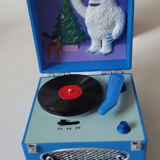 [BUNJANG] Hallmark Rudolph Turntable Sound Ornament / (희귀)(2019년홀마크) 루돌프 턴테이블 사운드 오너먼트
