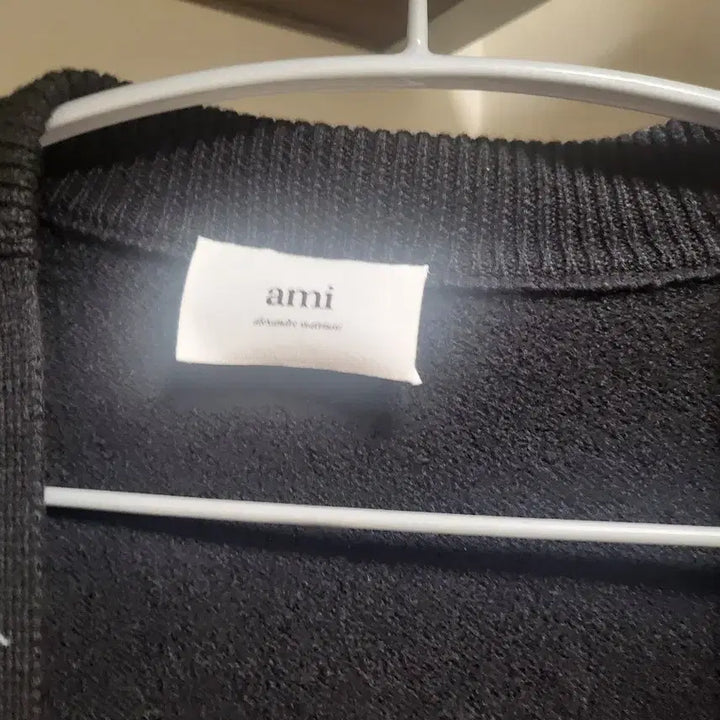 [BUNJANG] Ami Big Heart Intarsia Cardigan (L) / 아미 빅하트 인타르시아 가디건 오버핏L