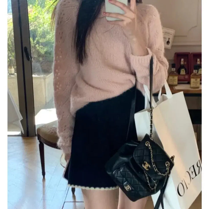 [BUNJANG] Lazyshop Jennie Knit Shorts / 레이지샵 lazyshop 제니 니트 쇼츠