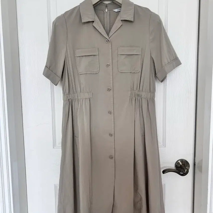 [BUNJANG] Clovis Shirt Dress / clovis 셔츠형 바스락원피스