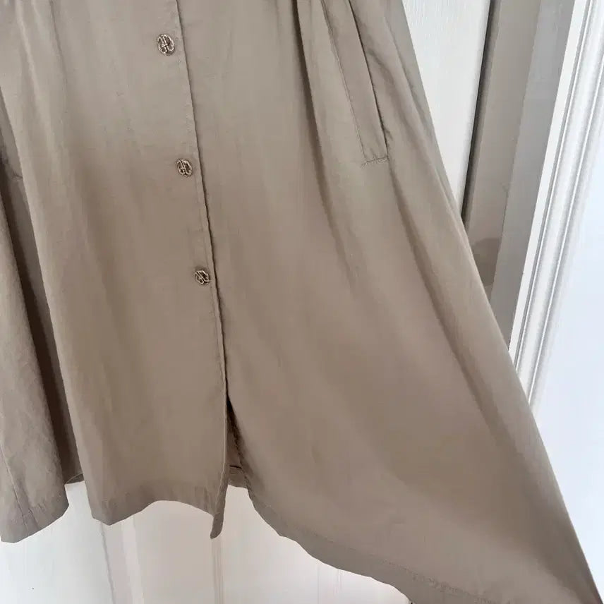 [BUNJANG] Clovis Shirt Dress / clovis 셔츠형 바스락원피스