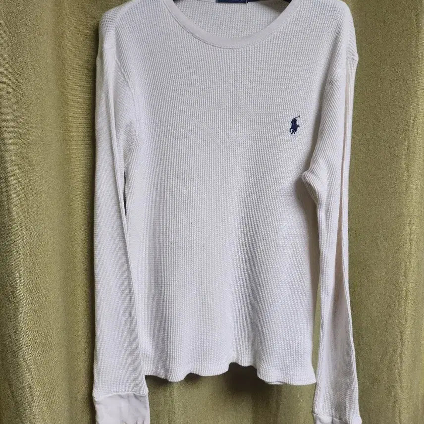 [BUNJANG] Polo Ralph Lauren Waffle Long Sleeve T-shirt / 폴로 랄프로렌 와플 긴팔 티셔츠 아이보리