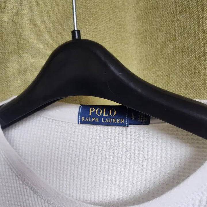 [BUNJANG] Polo Ralph Lauren Waffle Long Sleeve T-shirt / 폴로 랄프로렌 와플 긴팔 티셔츠 아이보리