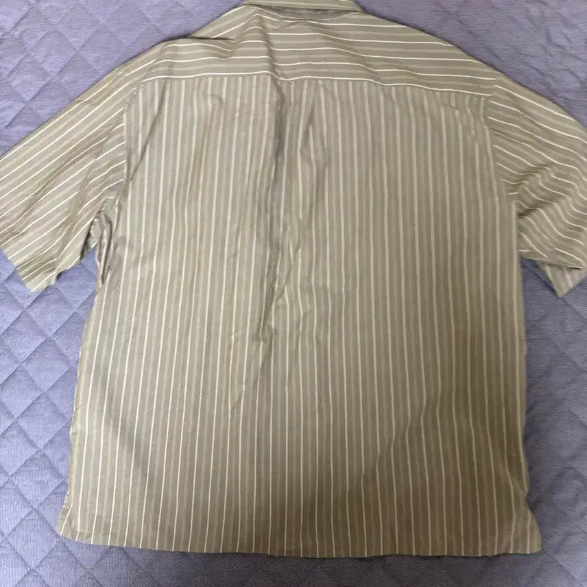 [SOLD OUT] (L) [유니클로:C] 브로드클로스오버사이즈 반팔셔츠 브라운