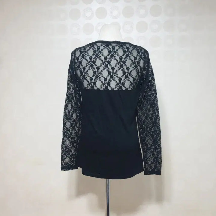 [BUNJANG] Black T-shirt Set / 블랙티셔츠55/레이스티55/티셔츠55