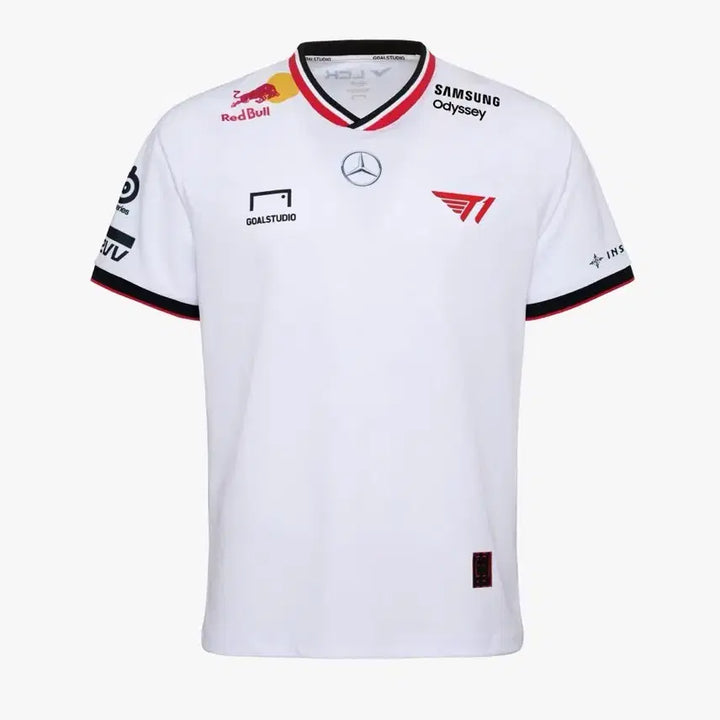 [SOLD OUT] [미개봉] S M 도란 져지 유니폼 2025 T1 티원 화이트 반팔