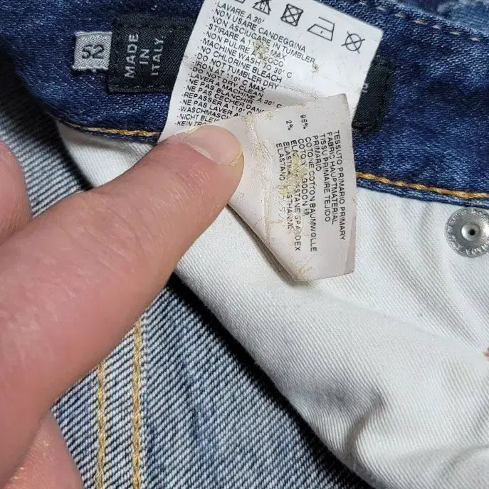 [SOLD OUT] Dsquared2 야구진3 슬림핏 남성 데님 청바지 EU 52