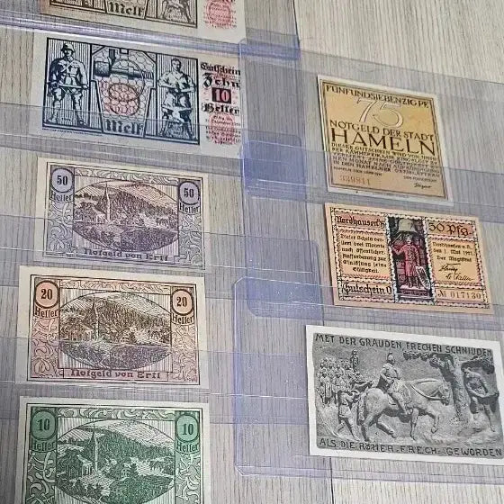 [BUNJANG] German Notgeld Banknote Collection / 독일 Notgeld 지폐 8종 모음
