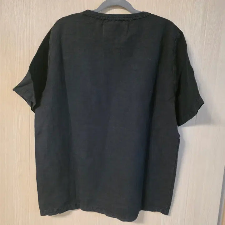 [BUNJANG] Our Legacy Linen Short Sleeve T-Shirt / [정품 ]Our Legacy 블랙 린넨 반팔 티셔츠 46  M