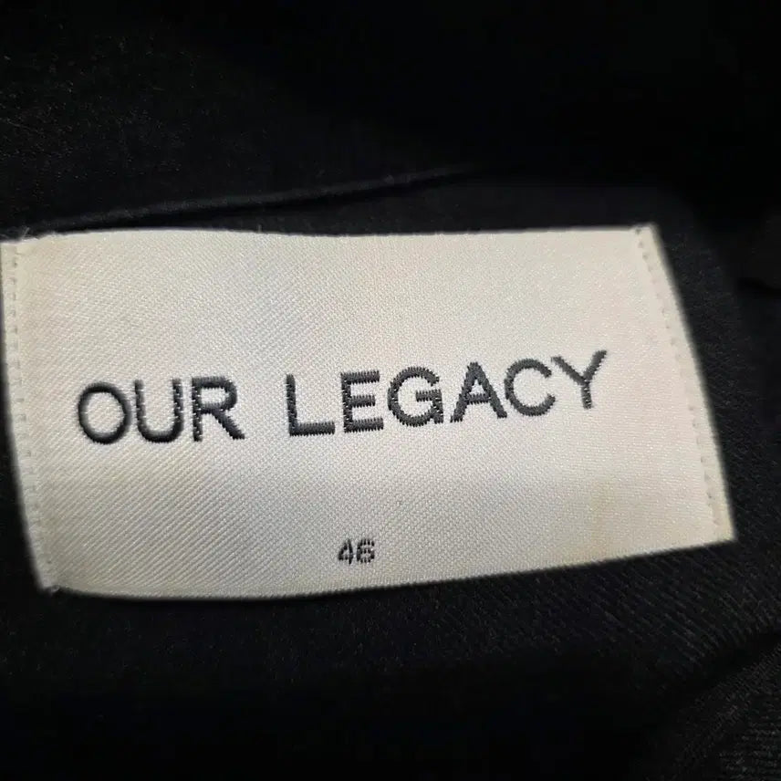 [BUNJANG] Our Legacy Black Wool Shirt / [정품]Our Legacy 블랙 셔츠 46 울셔츠  95