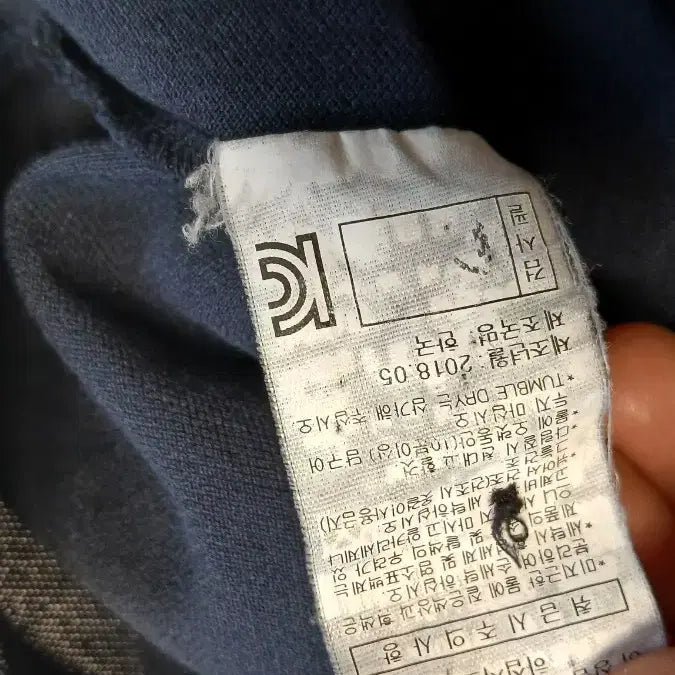 [BUNJANG] JILLSTUART Navy Polo Shirt (Shoulder Discoloration) - Size 100 / JILLSTUART 네이비 반팔 폴로티 어깨색바램 앞뒤 100사이즈