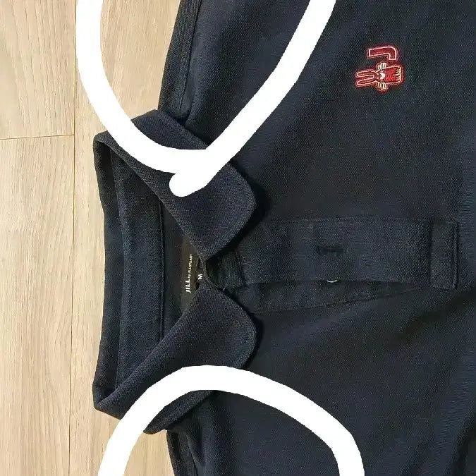 [BUNJANG] JILLSTUART Navy Polo Shirt (Shoulder Discoloration) - Size 100 / JILLSTUART 네이비 반팔 폴로티 어깨색바램 앞뒤 100사이즈
