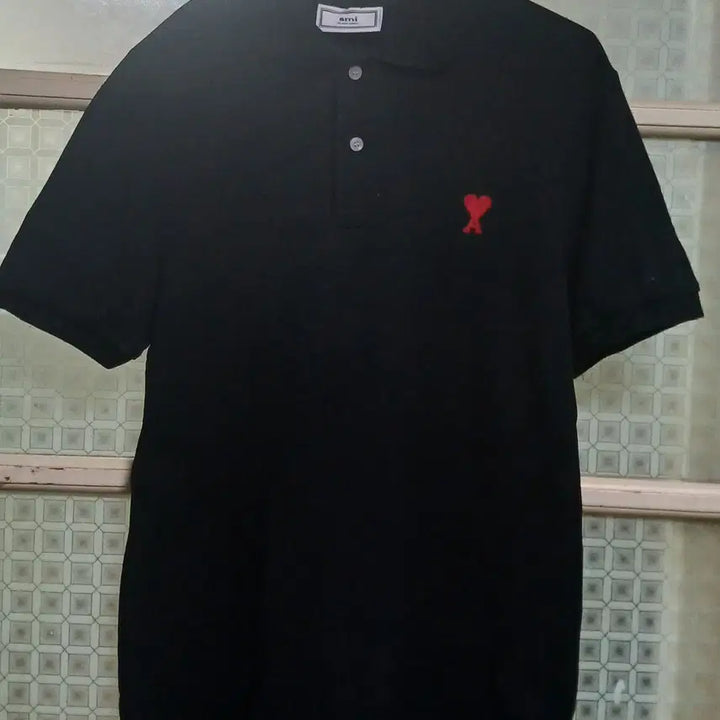 [BUNJANG] AMI Paris Cotton Short-Sleeve T-Shirt Black Size 90 / ami  아미 반팔 티셔츠 90 사이즈 (공용)
