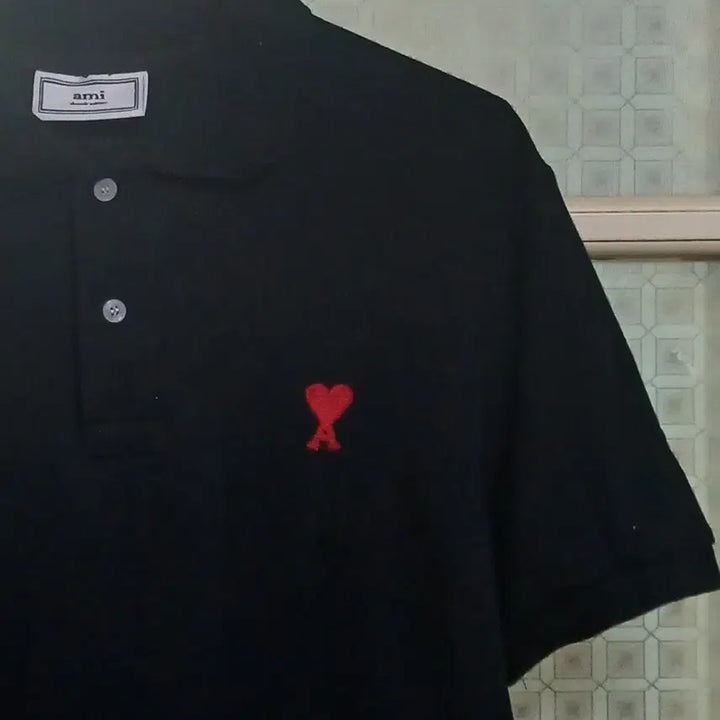 [BUNJANG] AMI Paris Cotton Short-Sleeve T-Shirt Black Size 90 / ami  아미 반팔 티셔츠 90 사이즈 (공용)