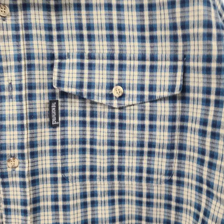 [BUNJANG] The North Face Checkered Shirt 100 / 노스페이스 체크 셔츠 남방 100