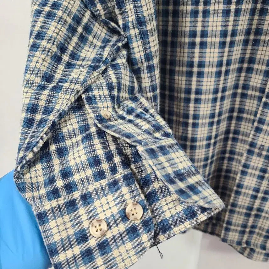 [BUNJANG] The North Face Checkered Shirt 100 / 노스페이스 체크 셔츠 남방 100