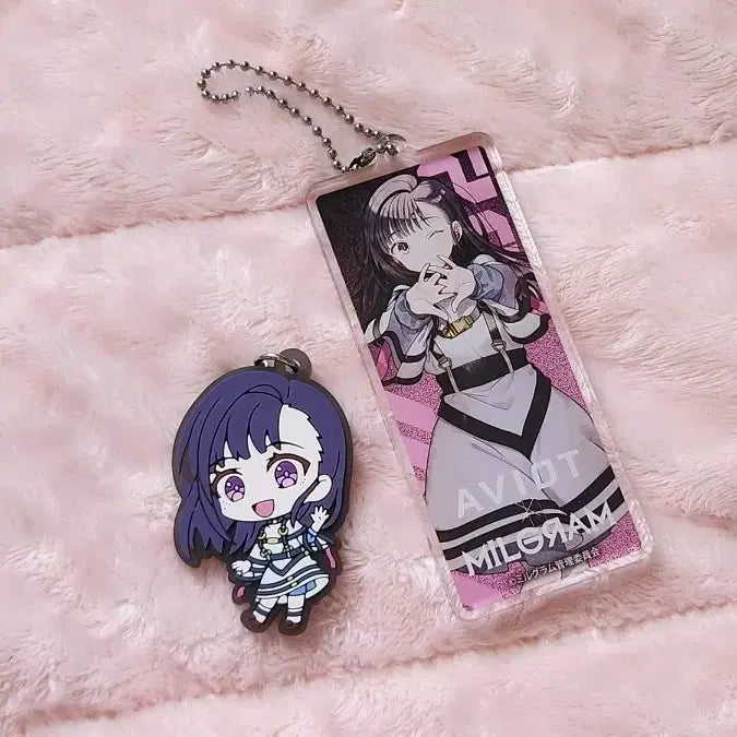 [BUNJANG] Millgram Yuno Abio Arcrylic Keyring / 밀그램 유노 아비오트 아크릴키링