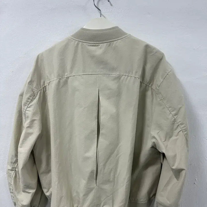 [BUNJANG] Lapel Store Bomber Jacket Beige L / 라퍼지스토어 봄버 자켓 베이지