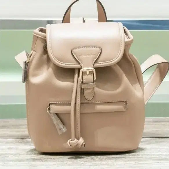 [BUNJANG] Anne Klein Mini Beige Backpack / 앤클라인 가방.백팩~(새상품) 텍.붙어있는 선물용 가방^^
