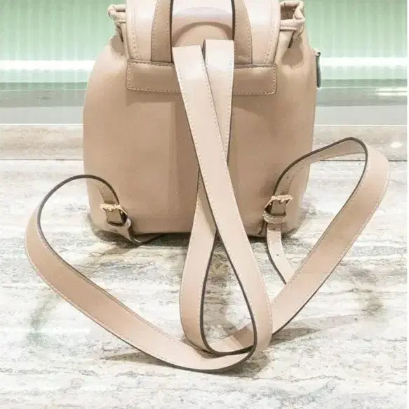 [BUNJANG] Anne Klein Mini Beige Backpack / 앤클라인 가방.백팩~(새상품) 텍.붙어있는 선물용 가방^^