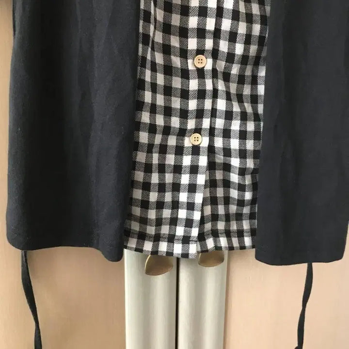 [SOLD OUT] 일본빈티지 바선생핏 체크 레이어드 원피스