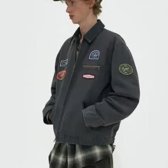 [BUNJANG] Partimento 3M Thinsulate VTG Washed Patchwork Jacket / 파르티멘토 3M 신슐레이트 VTG 워시드 패치 워크 자켓