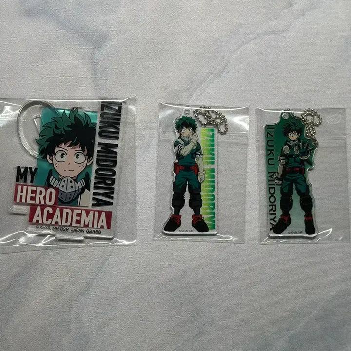 [BUNJANG] My Hero Academia Izuku Midoriya Acrylic Stand Keyring Bundle Set / 일괄) 나의 히어로 아카데미아 미도리야 이즈쿠 아크릴 스탠드 키링