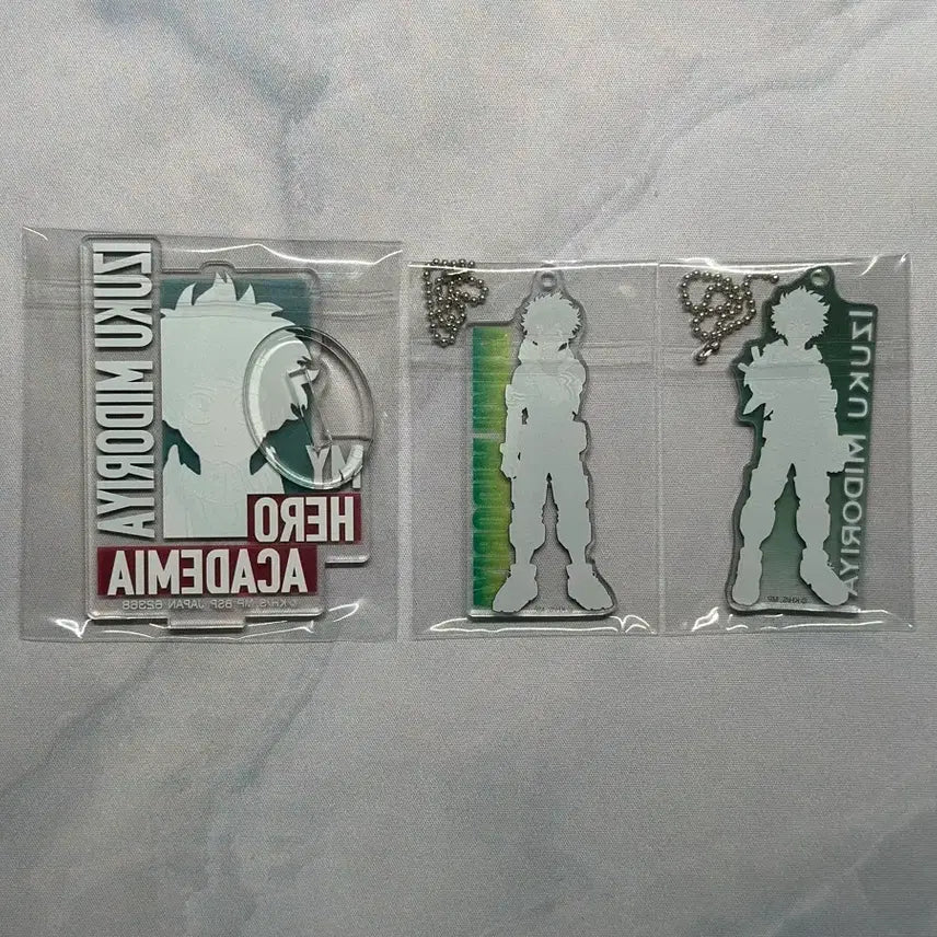 [BUNJANG] My Hero Academia Izuku Midoriya Acrylic Stand Keyring Bundle Set / 일괄) 나의 히어로 아카데미아 미도리야 이즈쿠 아크릴 스탠드 키링