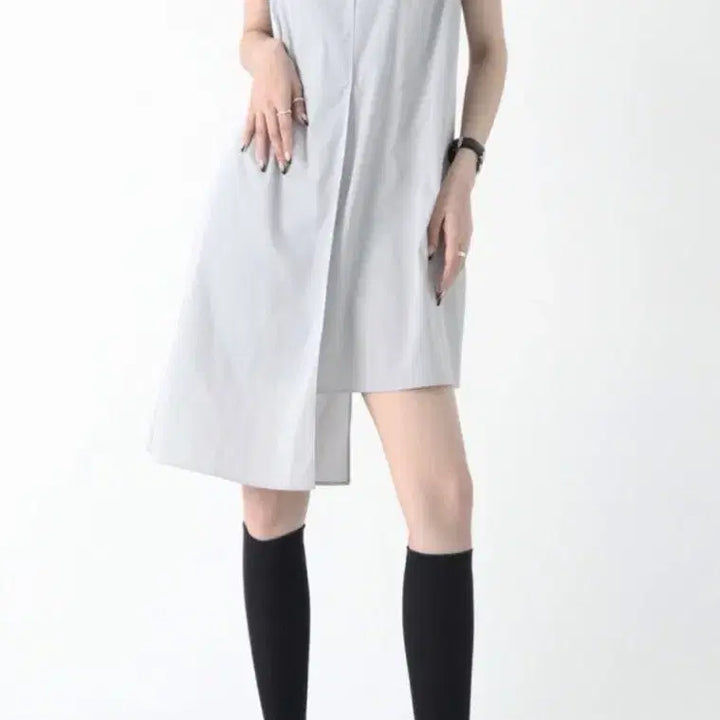 [BUNJANG] Trimming Bird Mini Dress (Gray) / 트리밍버드 소아 미니원피스 (Gray)